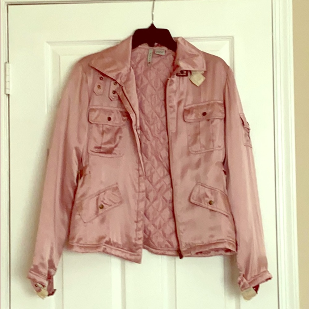 Pink Silk Jacket